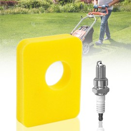 799579 Lawn Mower Air Filters Replacement, Briggs And Stratton Air Filter Foam Replace With Spark Plug