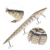 Multiple Segments Hard Swimbait Crankbait Fish Lure Fishing Tackle Treble
