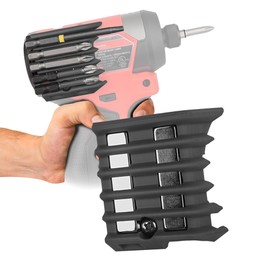 RageCraft Magnetic Drill Bit Holder ONLY for GEN 3 Milwaukee M12 Gen 3 Impact Driver (3453-20) | Drill Bit Organizer, Perfect for Electricians, Construction, and DIY Projects | Right Side