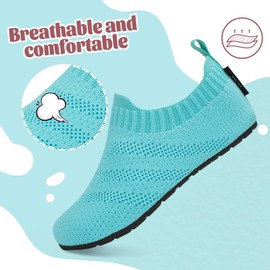 SAGUARO Slippers for Boys and Girls Lightweight Breathable Slippers Size 20-37, sky blue