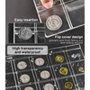 Ettonsun Coin Collection Book Holder for Collectors, 220 Large Pockets
