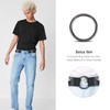 WHIPPY No Buckle Stretch No Show Belt for Men 1.38