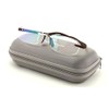 V.W.E Rectangular Rimless Memory Flex Temple Reading Glasses With Anti-reflective