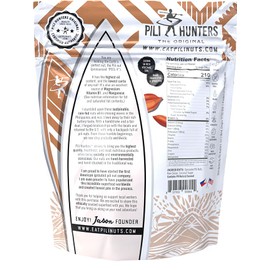 Pili Hunters Wild Sprouted Pili Nuts - Raw Cacao & Organic Coconut Sugar - Paleo & Vegan Keto Snack for Low Carb Energy - Gluten & Dairy Free Superfood - Non-GMO - As Seen on Shark Tank - (16 oz Bag)