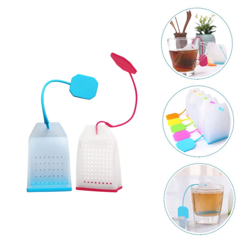 KICHOUSE Wear-Resistant Tea Strainer Bag Reusable Tea Infuser for Loose