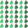 Leinuosen 36 Pieces St Patrick's Day Shamrocks Ornament for Tree