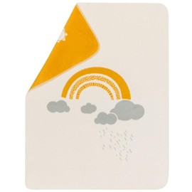 David Fussenegger Maja Baby Blanket Rainbow 75 x 100 cm Raw White