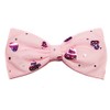 "Hearts" Lover's Hair Bow Collection (Alligator Clip, Pink Foil Hearts)