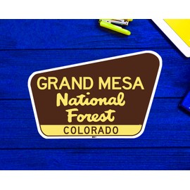 Grand Mesa National Forest Decal Sticker 3.75" x 2.5" Colorado Vinyl