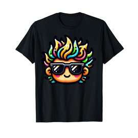 Colorful Cartoon Character Illustration For Kids T-Shirt
