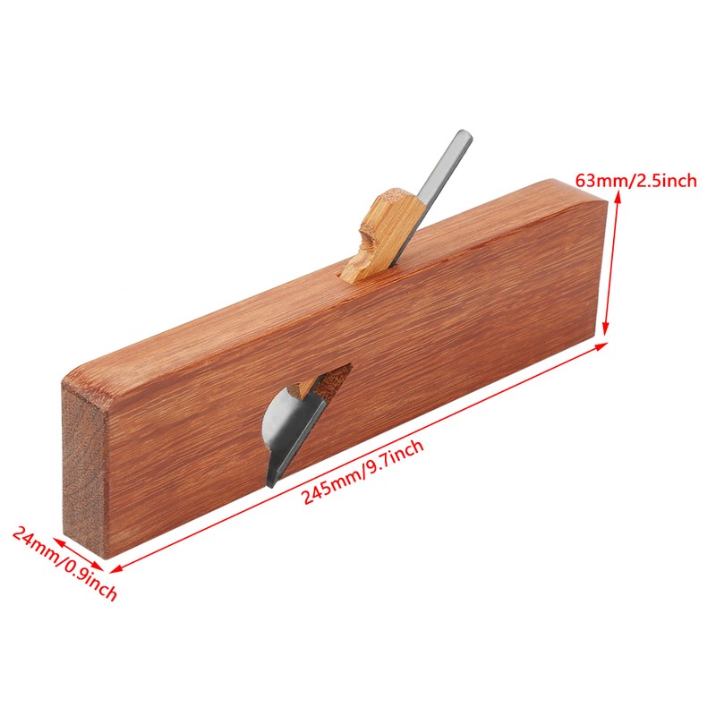 Rosewood Cable Line Woodworking Plane Carpenter Wood Cutting Tool 245*63*24mm