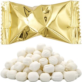 Gold Buttermints, Mint Candies, After Dinner Mints, Butter Mint Candy, Fat-Free, Individually Wrapped (55 Pieces)