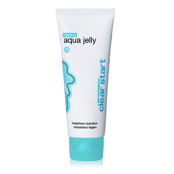 Dermalogica Clear Start Cooling Aqua Jelly (2 Fl Oz) Lightweight Jelly Moisturizer For Oily Skin - Deeply Hydrate & Reduce Excess Oil for Dewy Glow With No Shine