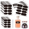 Chalkboard Labels 120pcs Black Chalk Labels for Containers with White