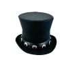 Handmade ROCK STAR SLASH GUITAR COSTUME TOP HAT CONCHO STEEL