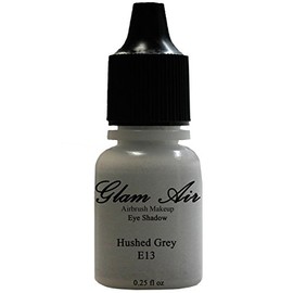 Glam Air Airbrushsh Eye Shadow Colors Water-based 0.25 Fl. Oz. Bottles of Eyeshadow( Choose Your Colors From Menu) (E13- HUSHED GREY)