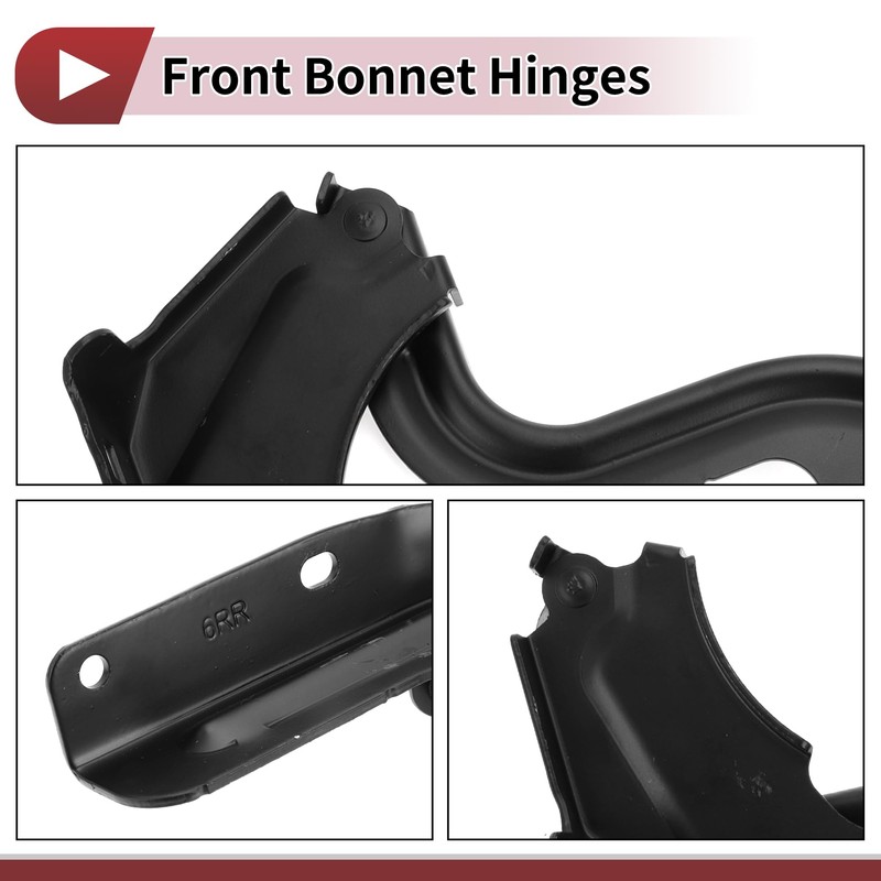HEROFFIX 1 Pair Hood Hinges for Nissan Rogue 2021-2024 Front