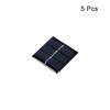 sourcing map Mini Solar Panel Cell 1.5V 60mA 0.09W 30mm