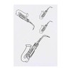 4 x 'Saxophone' Temporary Tattoos (TO00007556)