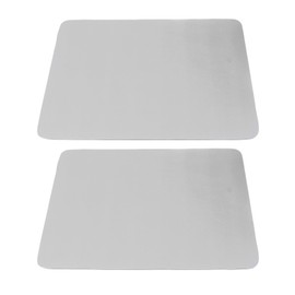 2Pcs Coffee Mat Drying Pad Super Absorbent Prevent Slip Shock Absorption Easy to Clean Coffee Bar Mat for Countertops Coffee Machine Light Gray 50x60cm / 19.7x23.6in