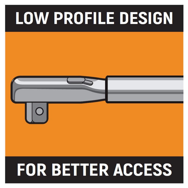 GEARWRENCH Flex Head Electronic Torque Wrench with Angle