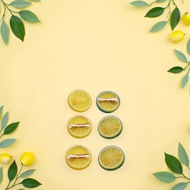 6Pcs Realistic Lemon Hairpin Hair Clip, Cute Fruit Hair Clips Fashion Anti-slip Bangs Side Hairpins, Hair Barrettes for Kids Girls Toddler, Christmas Hair Accessories Clips and Hair Decoration