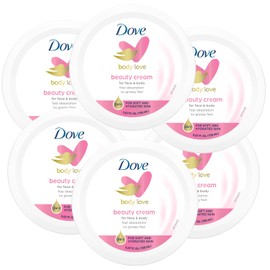 Dove Nourishing Body Care, Face, Hand, and Body Beauty Cream for Normal to Dry Skin Lotion for Women with 24-Hour Moisturization, 6-Pack, 5.07 Oz...  