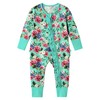 BambooBud Newborn Baby Girls Rompers Toddler Girl Long Sleeve Jumpsuits