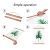 Magnetic Poster Frame Hanger DIY Reusable Black Walnut Magnet Poster