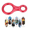 Escalada Rappel Safety 35KN Montaismo Escalada Figura 8 Cuerda Descensor