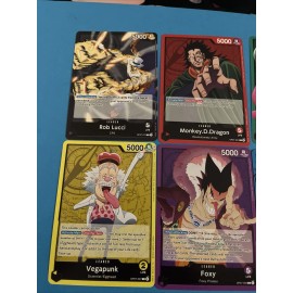 OP07 ENGLISH Leader set of 6 500 Years in the Future One Piece TCG Boa Bonney