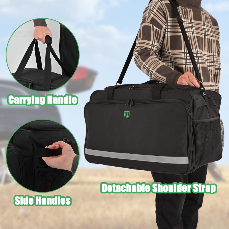 Jaffzora Large Car Detailing Bag, Cleaning Caddy for Auto Detailing