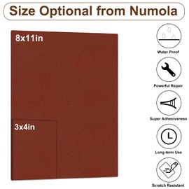 Numola Leather Repair Patch 8×11 inch Self-Adhesive Leather Repair Tape, Scratch/Holes Vinyl Repair Kit for Couch, Car Seat, Sofas, DIY Furniture Upholstery, Chair, Jackets