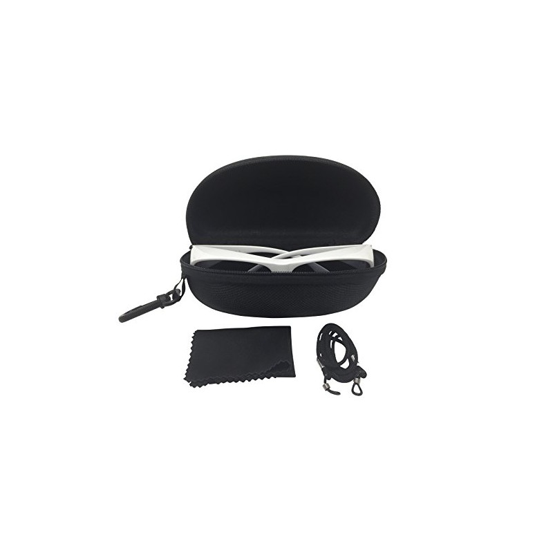 FALINGO Glasses Case XXL Black Pack of 2 170 x