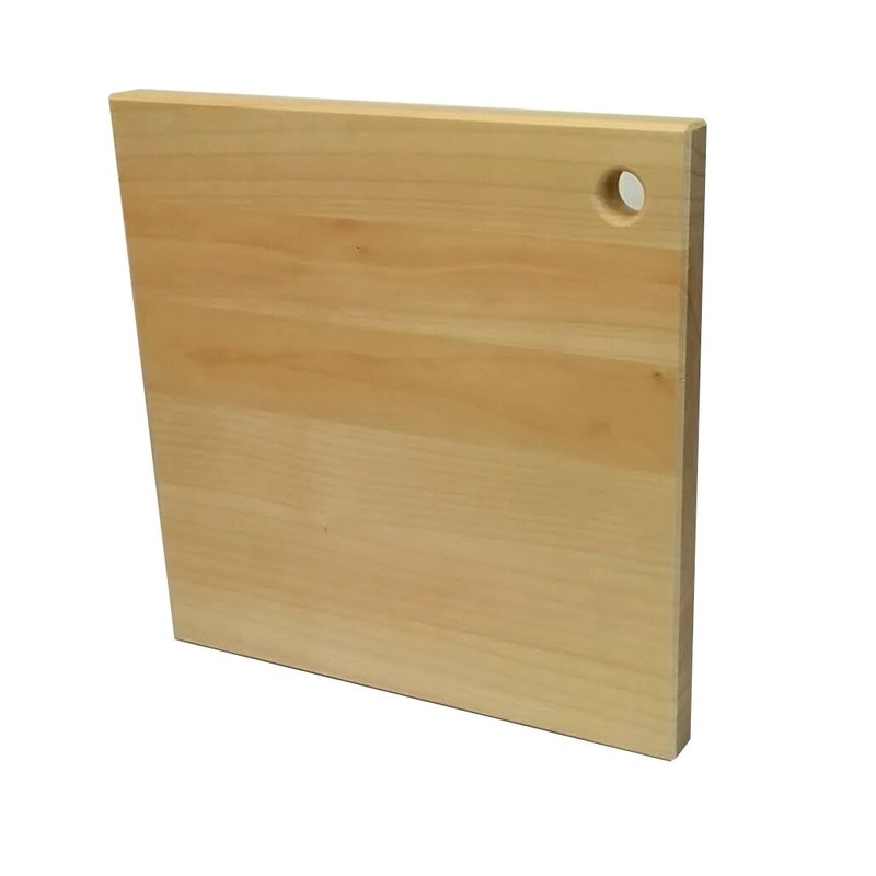 katajiya Wooden Cutting Board, Gingo, Natural Wood, Solid Wood, Square,