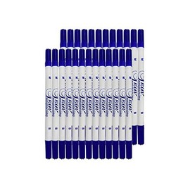 Skin Companion Twin Tip Marker For Piercing And Tattoo On Skin (Pack of 25, Blue)