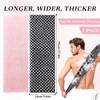Exfoliating Bath Towel Pack of 2 - Back Scrubber for