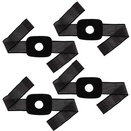 4 Pcs Ice Pack Strap, Adjustable Support Wrap, Ice Pack Wrap Extender Straps, Multipurpose Elastic Hook and Loop Extension Strap, Ice Bag Strap for Wrists, Arms, Waists, Knees Ice Belt, 41 Inches