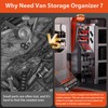 AIYOTAR Hanging Tote Kit for Van Shelving Storage, Work Van
