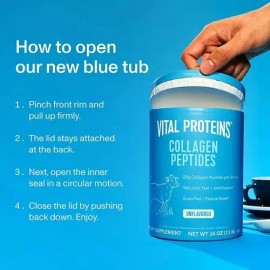 Péptidos De Colágeno 680g Vital Proteins Sin Lácteos Kosher Neutro                                                                                    