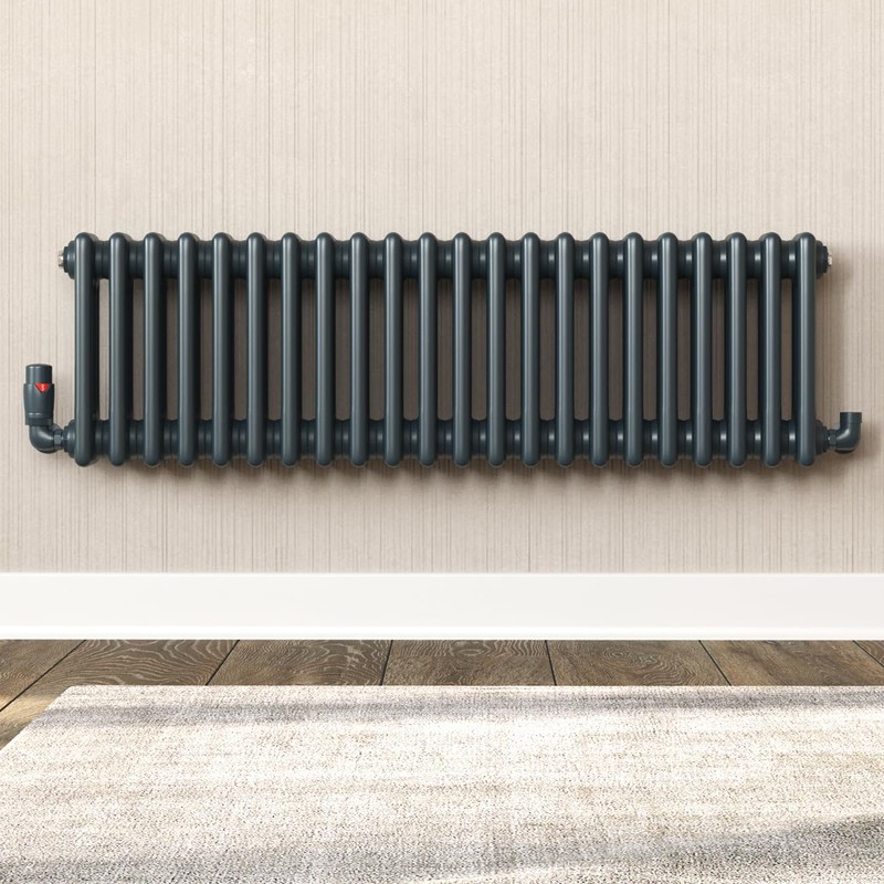 UK Radiators Thermostatic Radiator Valve (TRV) 15mm Corner Lockshield Valve