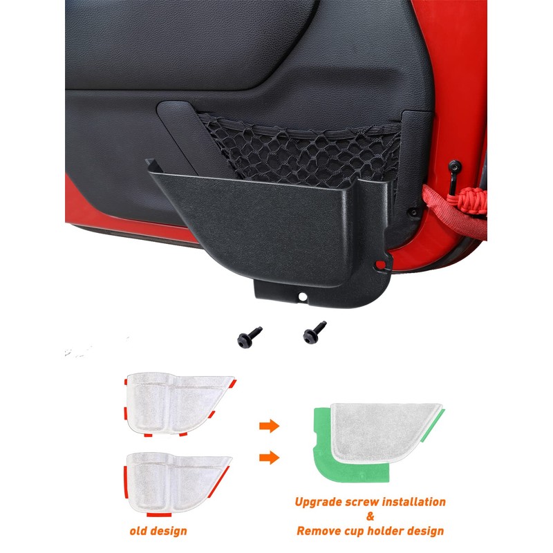 Savadicar DP5 Front Door Storage Pockets Without Cup Holder, Side