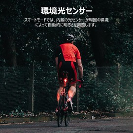 OLIGHT RN120 C Bicycle Tail Light with Type-C Charging Port, Rear Light, Cycle Light, Automatic Brightness Adjustment, LED, 120 Lumens, IPX6 Waterproof, Safety Light, Brake Response, 260° Illumination