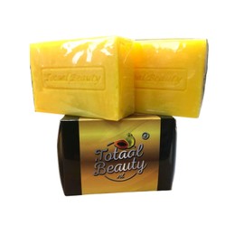 Totaalbeauty Brightening Lemon & Turmeric Kojic Acid Soap for Dark Spots | Skin Brightening Bar Soap for Women Face Body