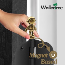 Brass Astronaut Hinge Heads Decorative Topper - Magnetic Hinge Head Toppers Spaceman - Vintage Door Hinge Head Home Decoration (1PC)