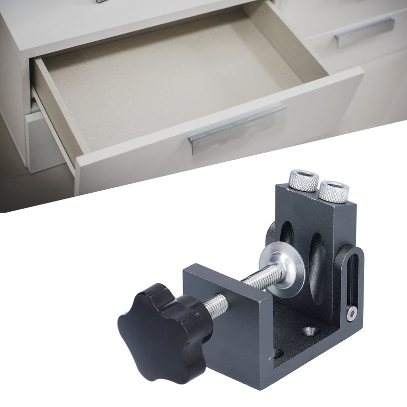 Inclined Hole Locator Positioner 15 Degree Adjustable Aluminum Alloy Woodworking