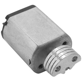 Aswalling DC1.5V-9V 0.08A 3200RPM Output Speed Micro Vibrating Motor, 18x15x12mm Silver