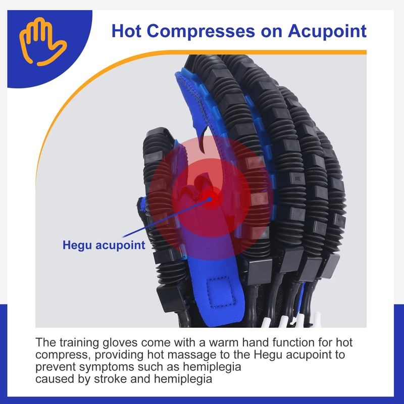 Rehabilitation Robot Glove for Stroke Hemiplegia Finger Recovery Equipment -