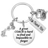 HUTIMY Cheer Coach Gift Ideas Keychain Cheerleading Coach Accessories Best