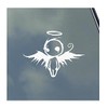 Gothic Angel or Devil Vinyl Sticker Decal Demon Cute Your